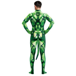 CosplayBoys Combinaison Cosplay Grenouille Frogman Vert